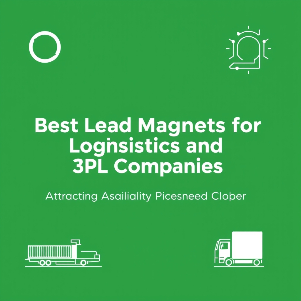 Best Lead Magnets for Logistics and 3PL Companies: Attracting High-Quality Freight Leads