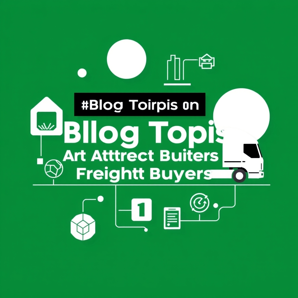 Blog Topics that Attract Freight Buyers: A Guide for Logistics Professionals