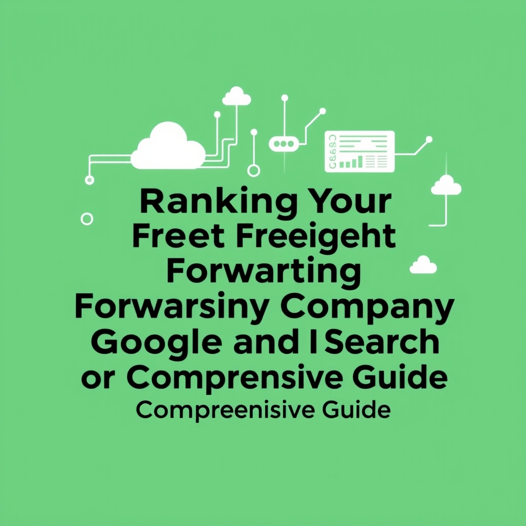 Ranking Your Freight Forwarding Company on Google and AI Search: A Comprehensive Guide